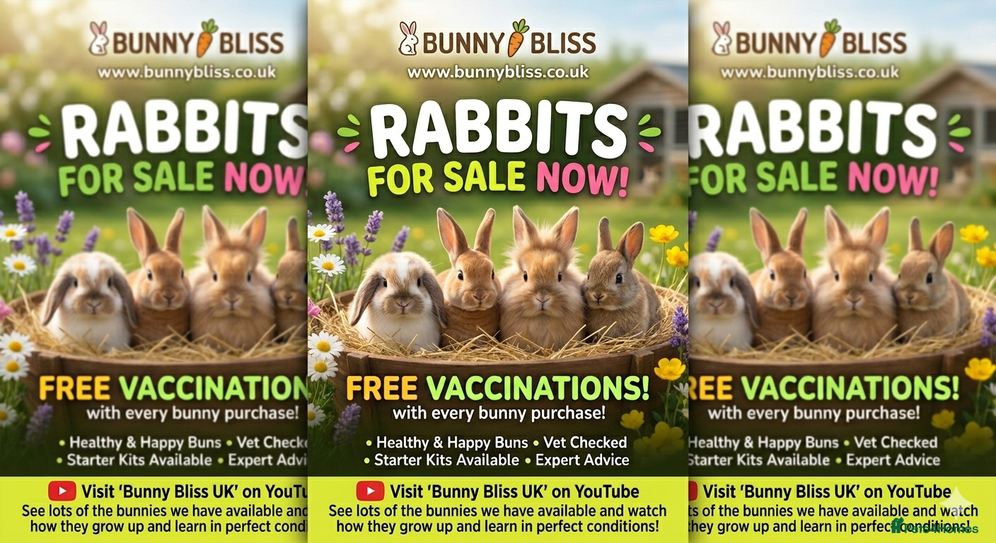 Mixed Breed rabbits Adorable baby rabbits ready for sale now - Advert 1