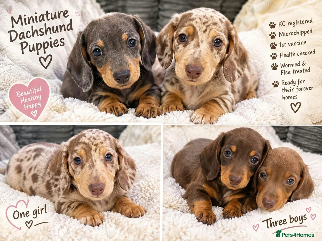 Miniature Dachshund dogs for sale: Miniature Duschunt in Luton - Advert 2