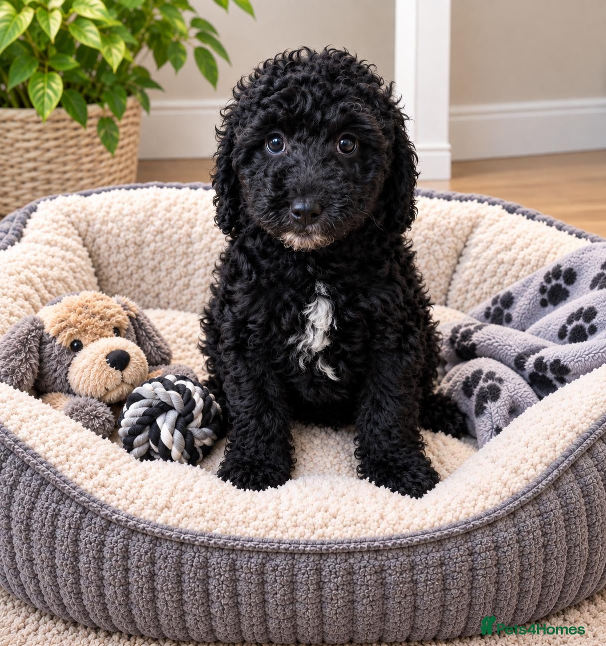 Sheepadoodle dogs 🐾 Black Sheepadoodle Girl Ready to Leave Now! 🐾 - Advert 1