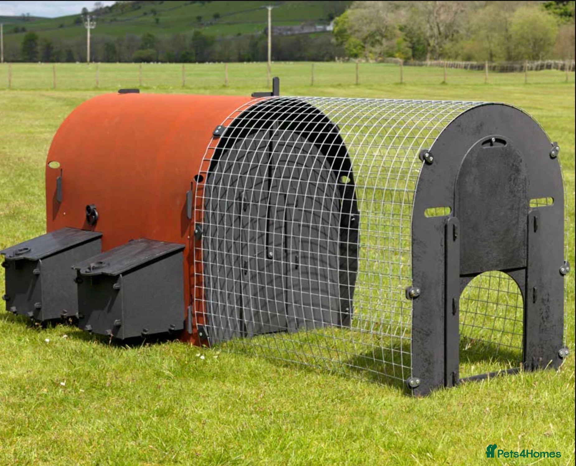 Mixed Breed poultry Deluxe Eco Hen House with Run - 6/8 Chickens - Advert 1