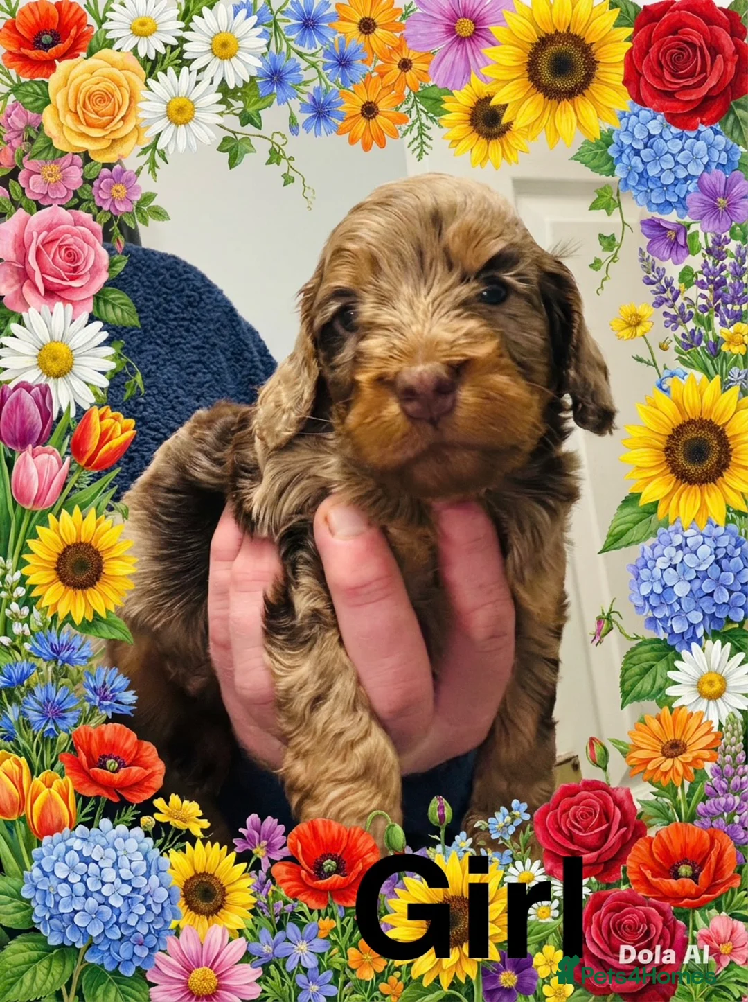 Cockapoo dogs for sale: ❤️DNA Tested, Last Merle Cockapoo Girl 😘😍🥰❤️ - Advert 1