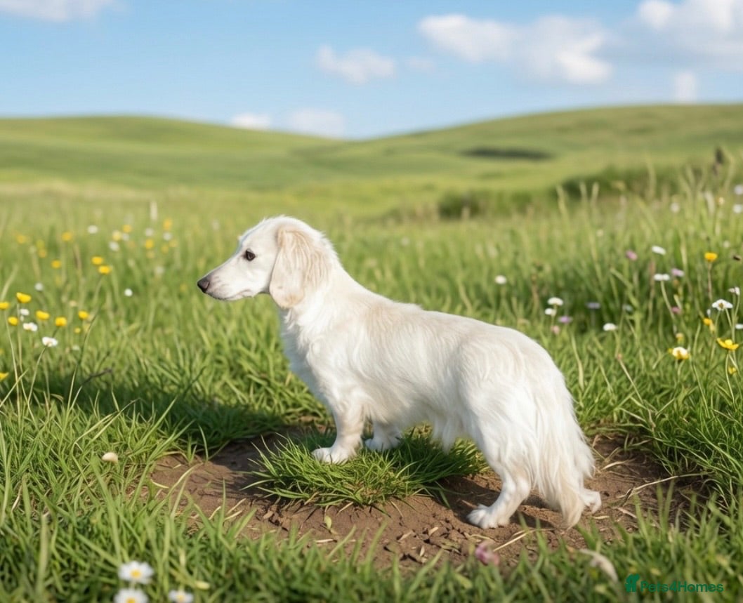 Miniature Dachshund dogs PRA clear & KC reg Stunning Long hair Puppies - Advert 1