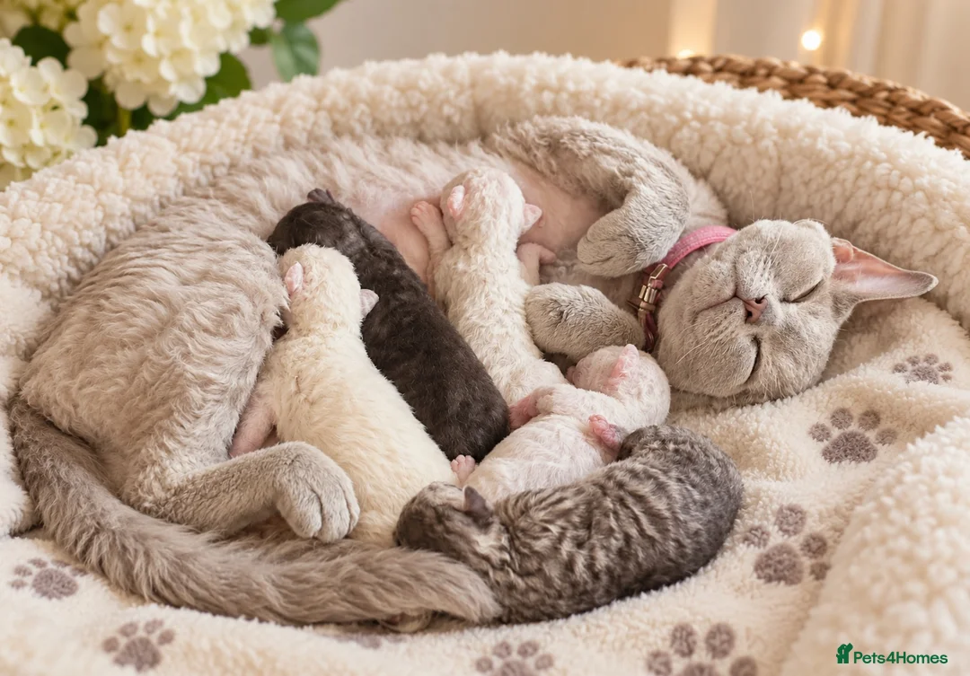 Devon Rex cats for sale: 3 stunning Devon Rex Boys Available GCCF - Advert 1