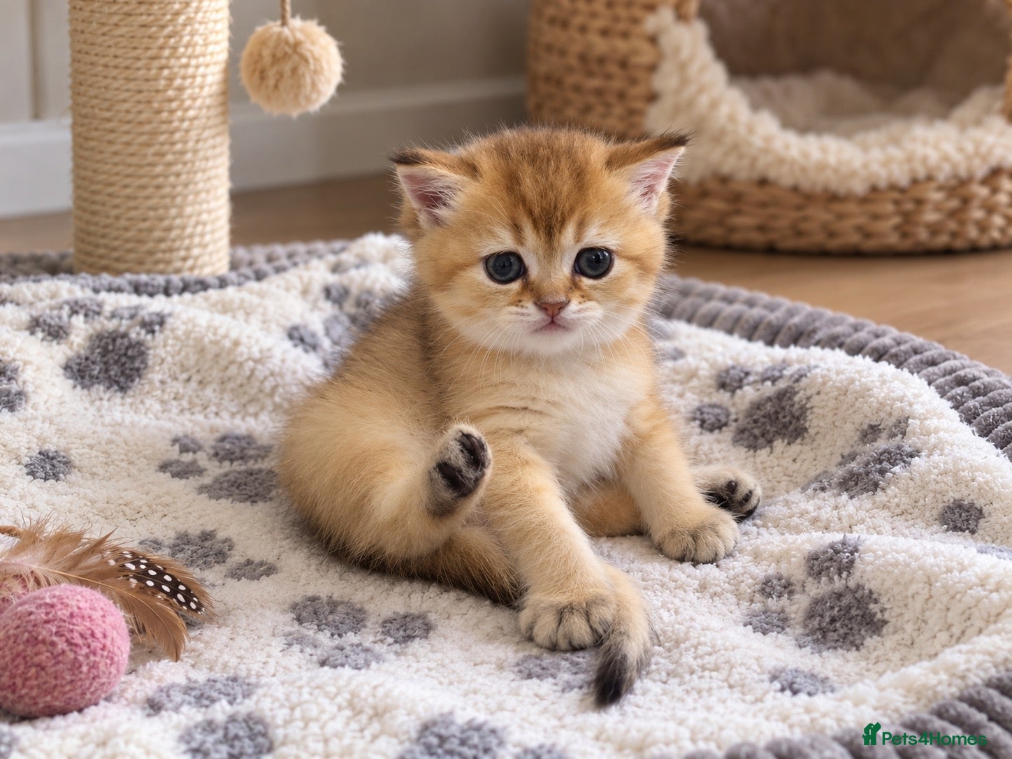 British Shorthair cats BSH GCCF NY25 golden chinchilla boys kittens - Advert 3