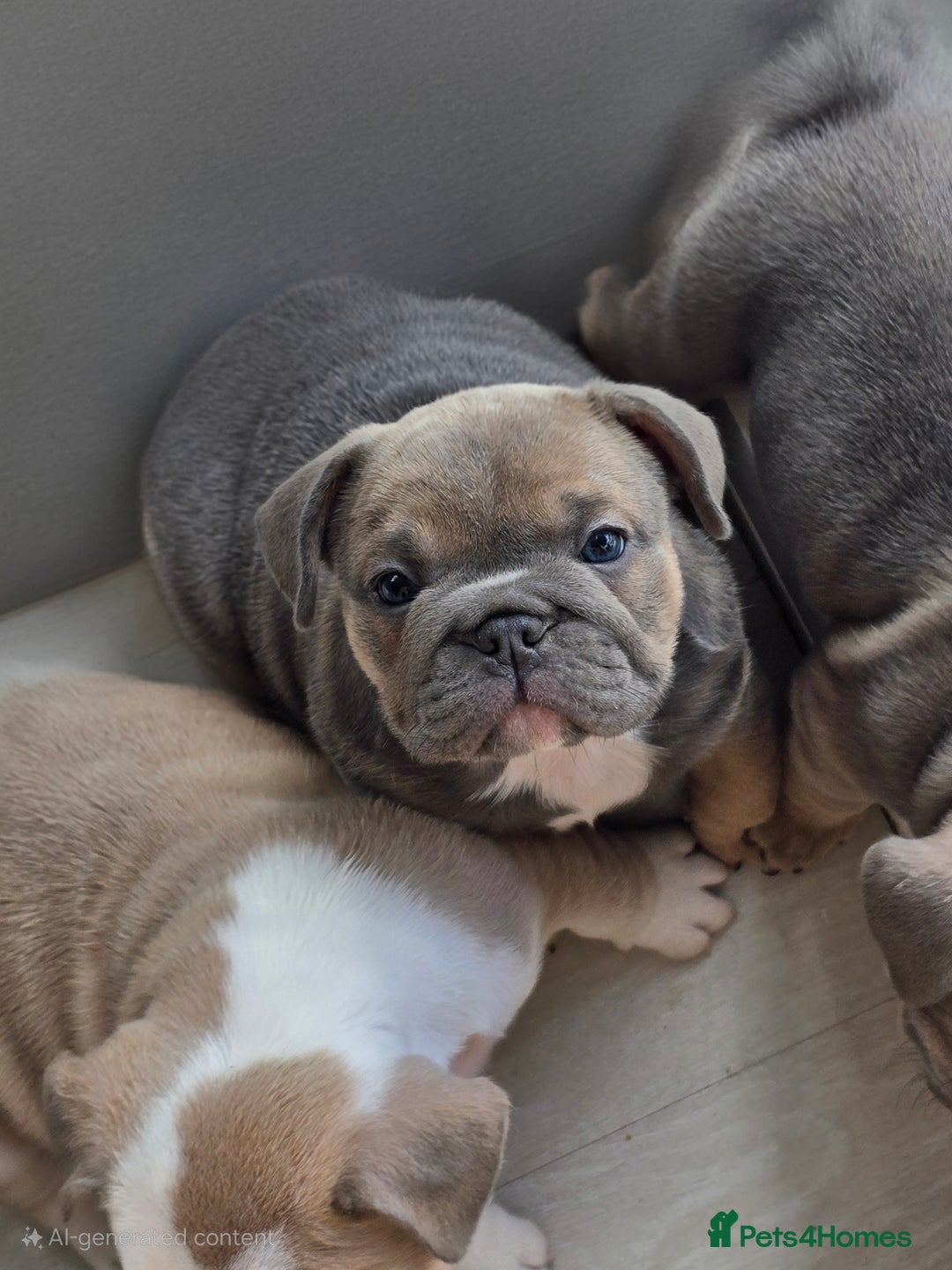 Mixed Breed dogs for sale: Mum frenchie dad English bulldog  - Image 4