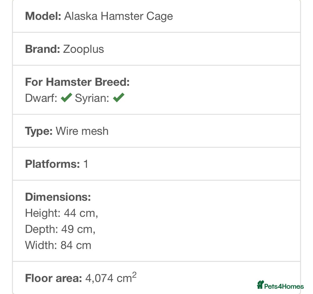 Hamster rodents for sale: Alaska hamster cage  - Image 6