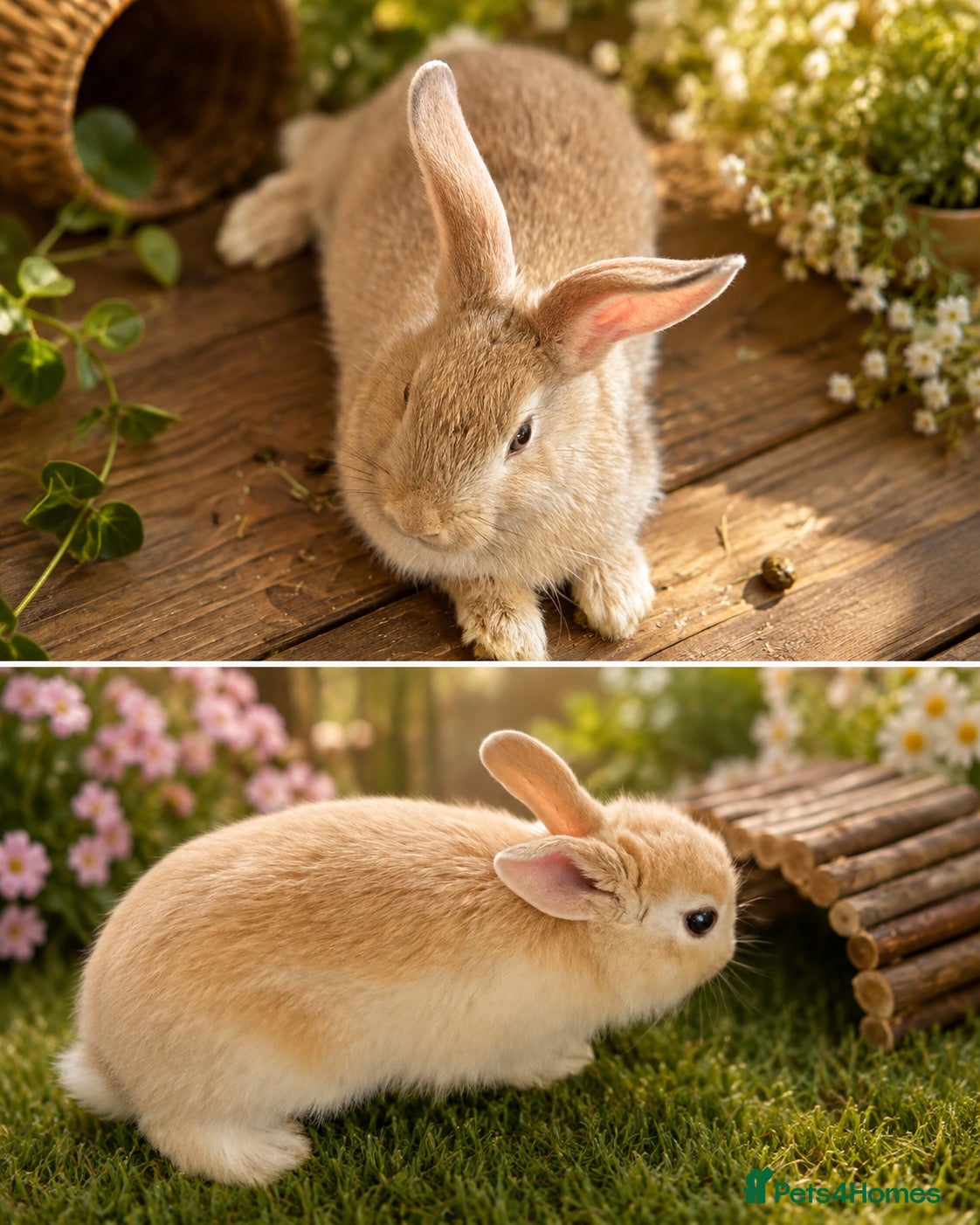 Mixed Breed rabbits Stunning, Hand-Reared Bunnies Seeking Forever home - Advert 1