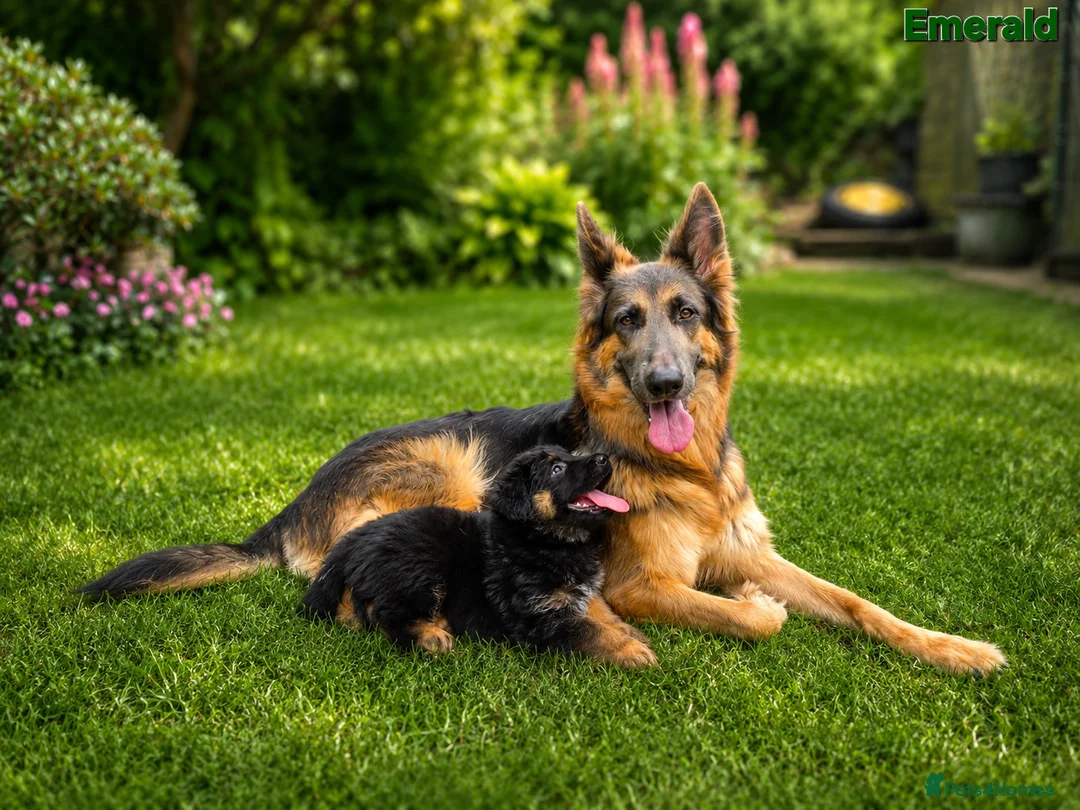 German Shepherd dogs for sale: 2 healthy straight back KC registered male GSP's  - Advert 2