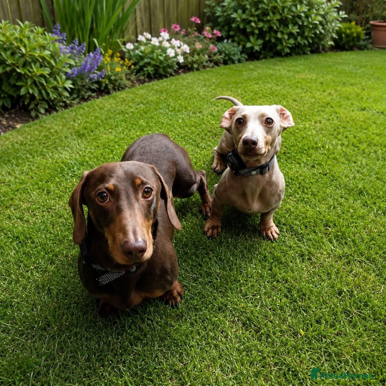 Dachshund dogs Male choc and tann 3 yrs female isabella mini 3 yr - Advert 1