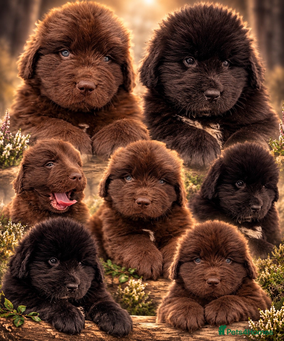 Newfoundland dogs for sale: Beautiful kc health tested Newfoundland puppies  - Advert 1