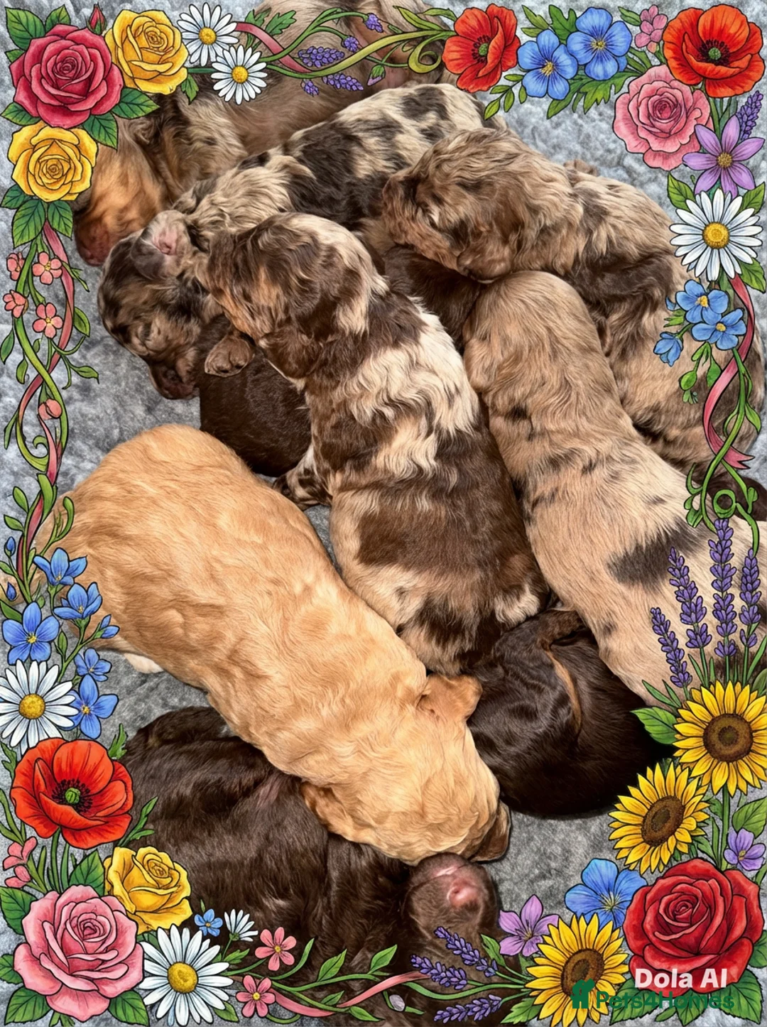 Cockapoo dogs for sale: DNA TESTED, Beautiful Merle cockapoo puppies - Advert 1