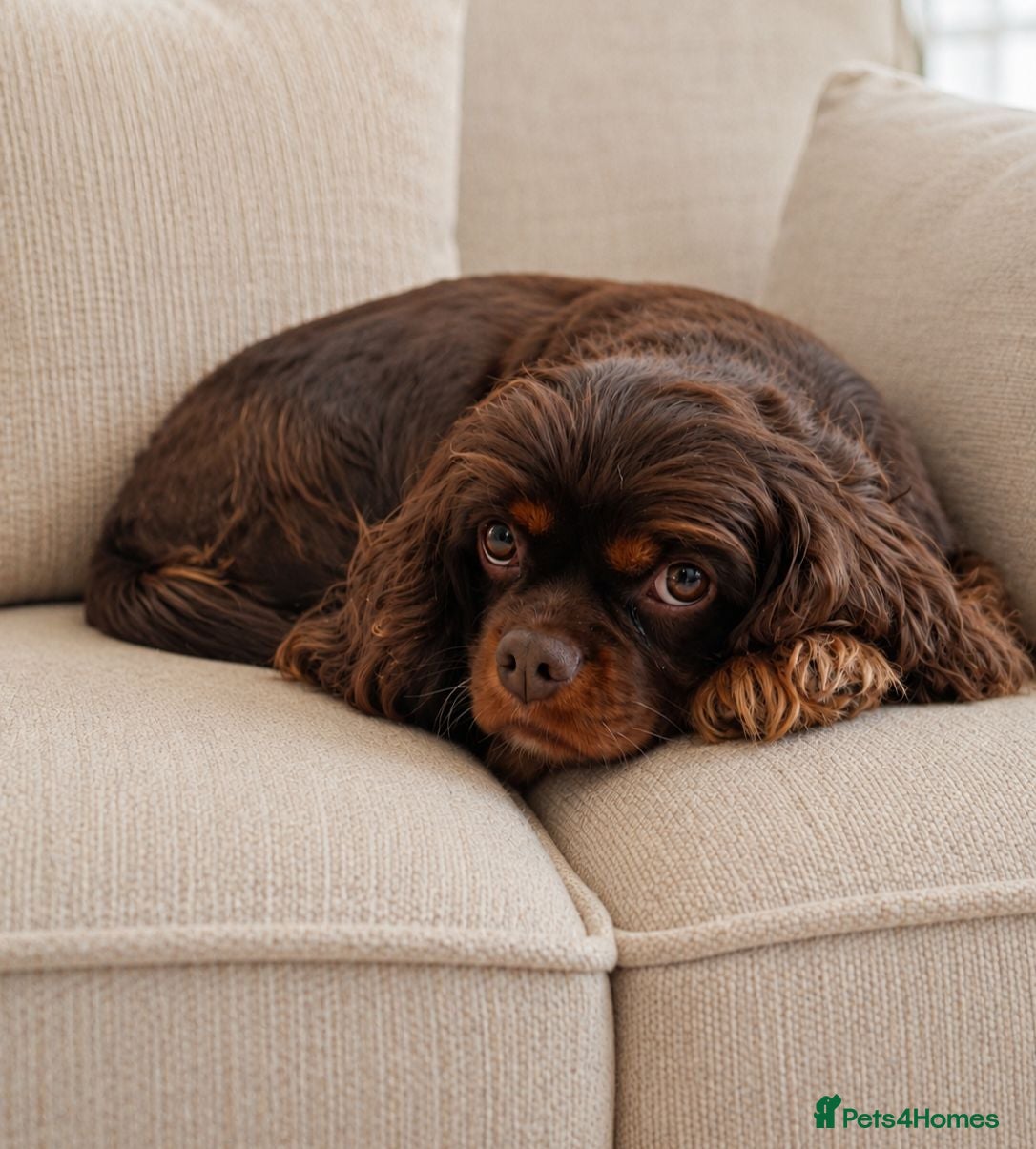 Cavalier King Charles Spaniel dogs Kc reg spayed females, 3 and 4 years old - Advert 1