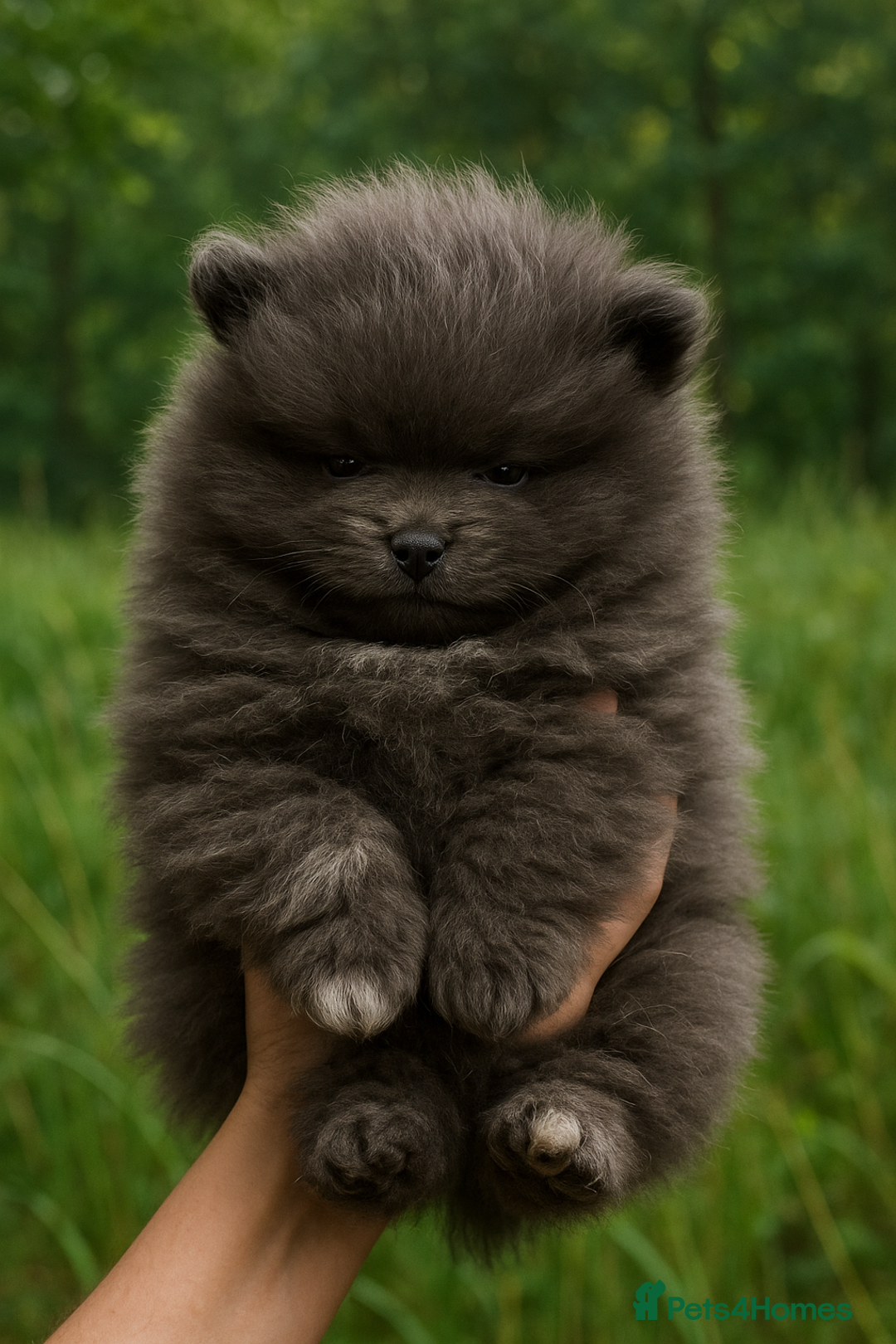 Pomeranian dogs for sale: Stunning Blue Pomeranian Female - Advert 1