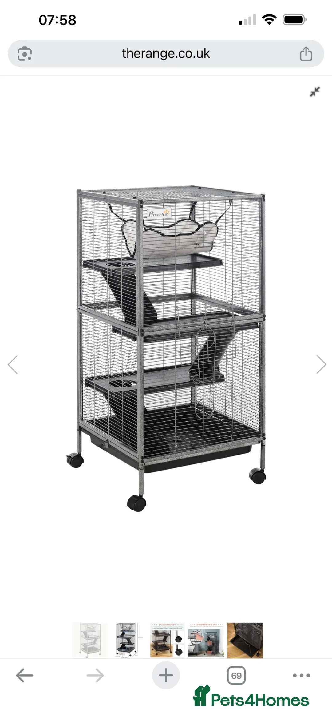 Rat rodents for sale: 2 rats both males  in Huntingdon - Advert 2