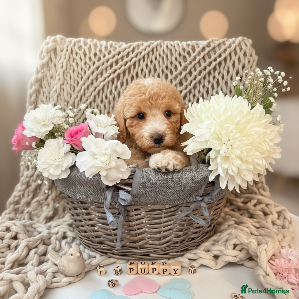 Cavapoo dogs Teddy bear miniature Cavapoos 🩷 - Advert 1