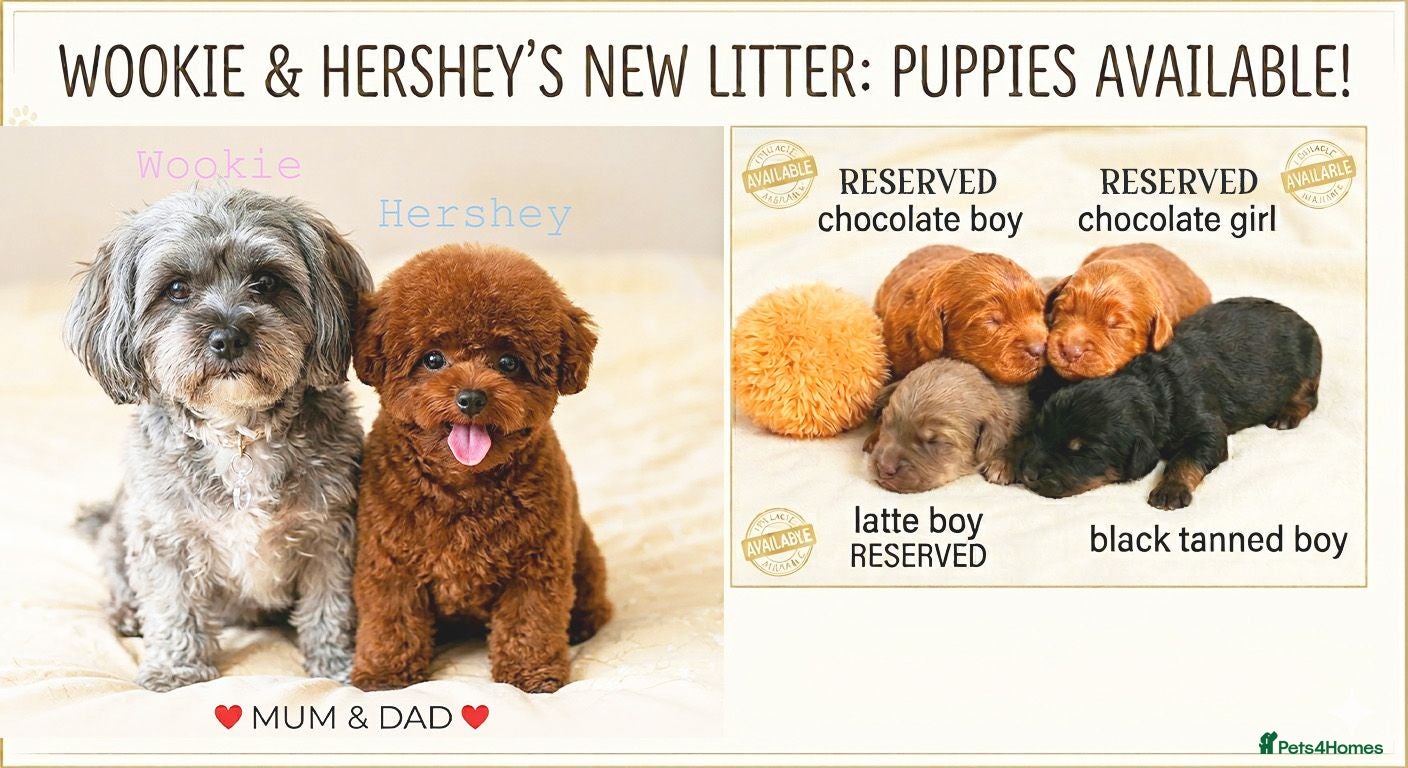 Maltipoo dogs 1 BLACK TANNED AVAILABLE! F1b Asian Maltipoo Puppy - Advert 6