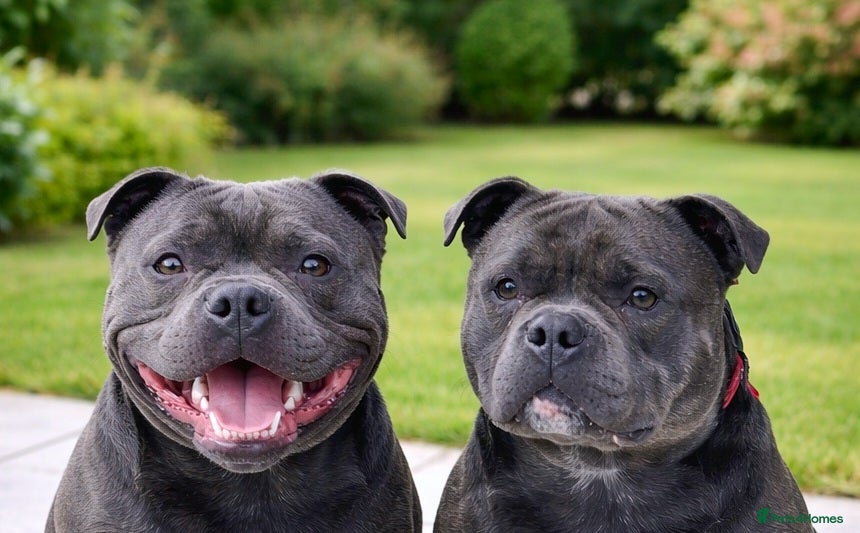 Staffordshire Bull Terrier dogs 2 SOLID BLUE MALES AVAILABLE FOR STUD  - Advert 6