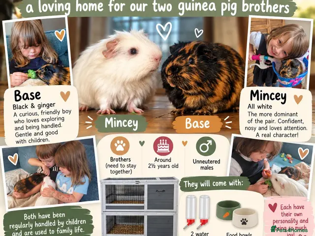 Guinea Pig rodents Two bonded Brothers - Advert 2