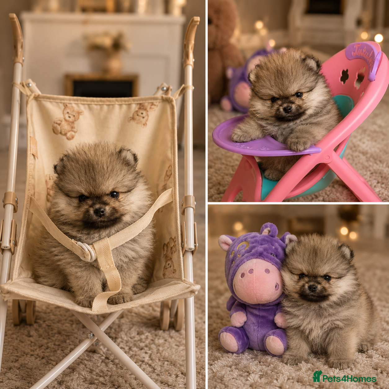 Pomeranian dogs TINY TEDDY BEAR POMERANIAN GIRL  - Advert 3