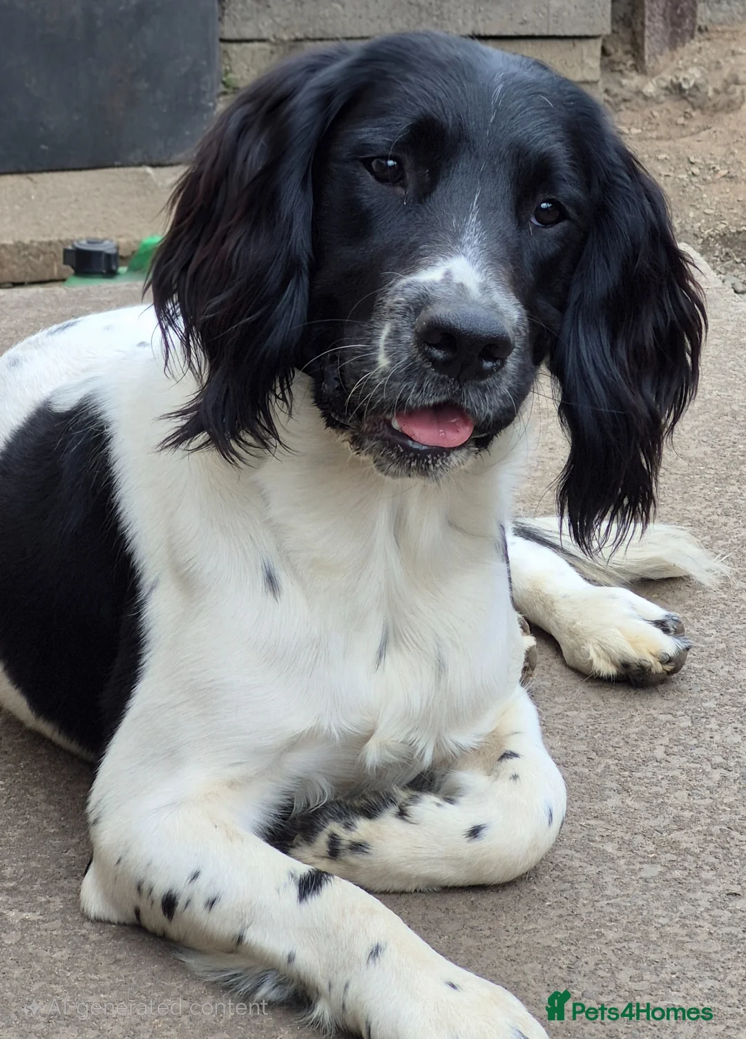 English Springer Spaniel dogs for stud: Black and white English springer spaniel for stud - Advert 2