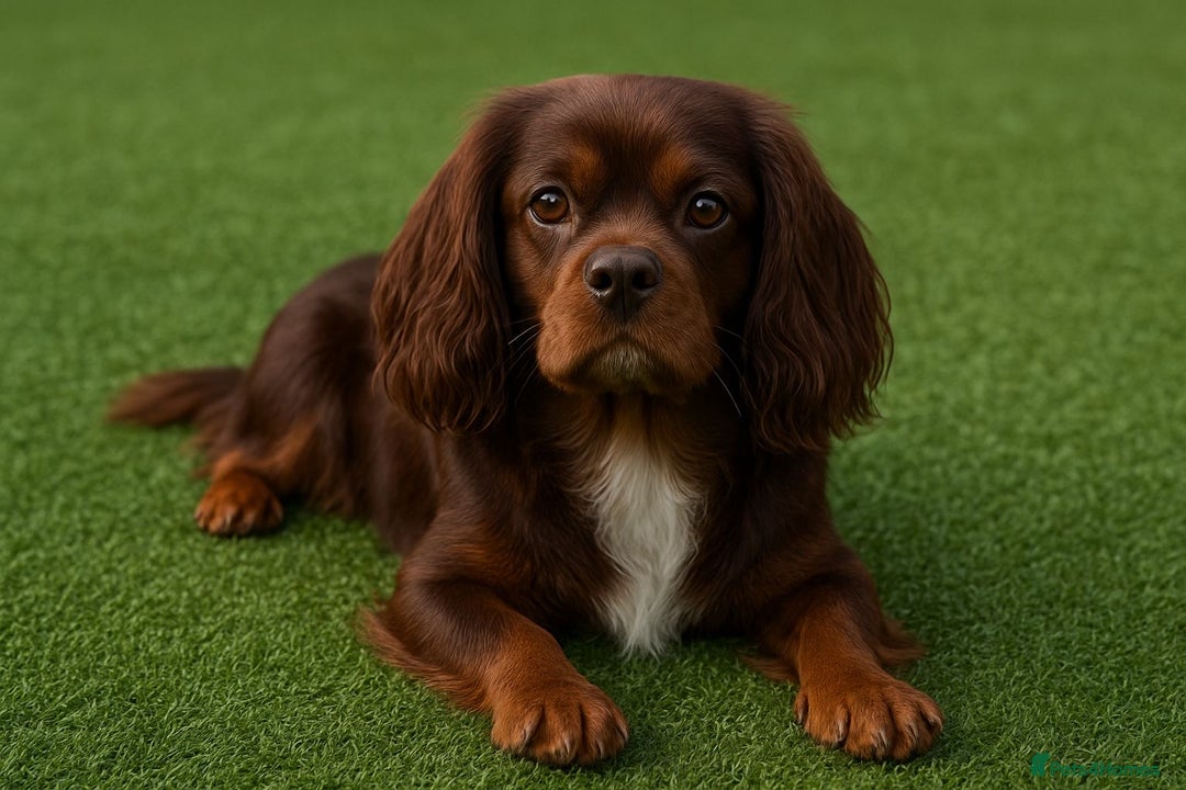 Cavalier King Charles Spaniel dogs for stud: Fully health tested Chocolate&Tan Cavalier  Stud in Havant - Image 2