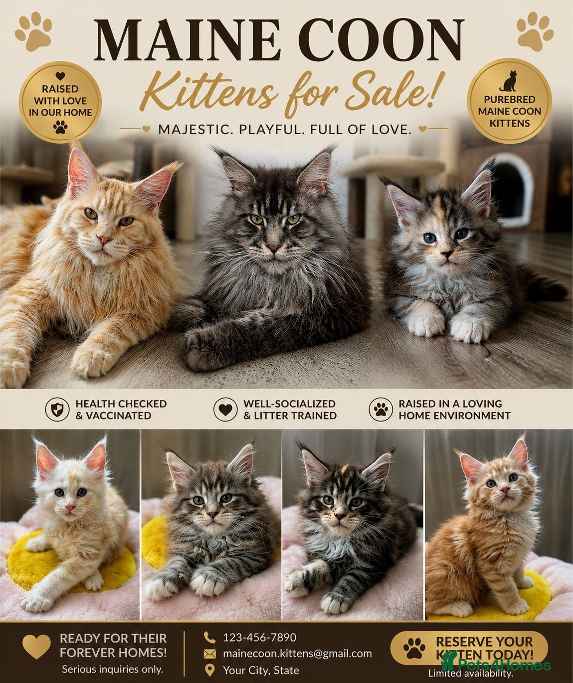 Maine Coon cats MAINE COON Kitten's redy for reservation. - Advert 1