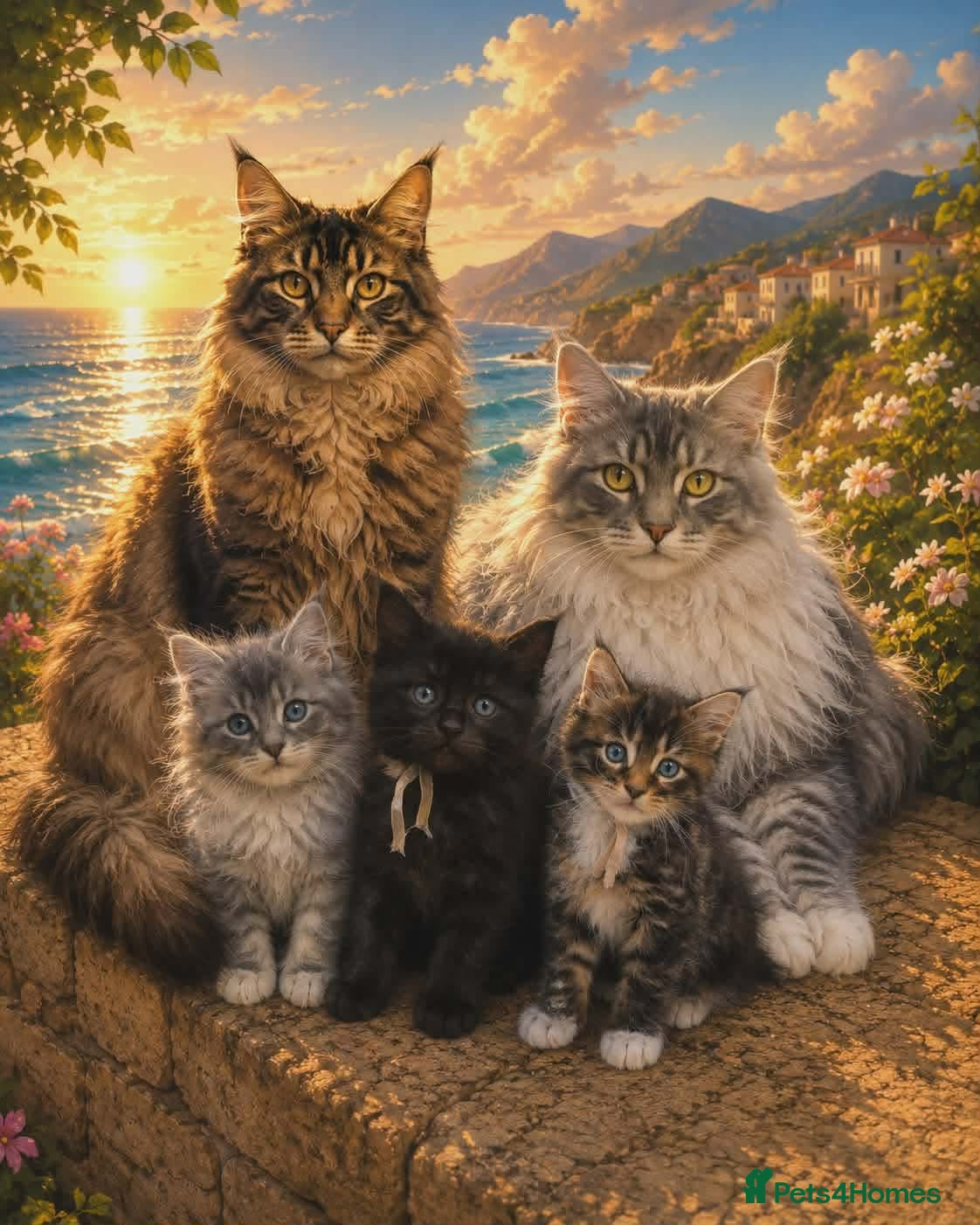 Maine Coon cats 3 Maine Coon kittens. - Advert 12