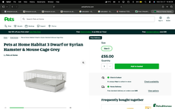 Hamster rodents for sale:  2x robos+cage £30  asap - Image 2