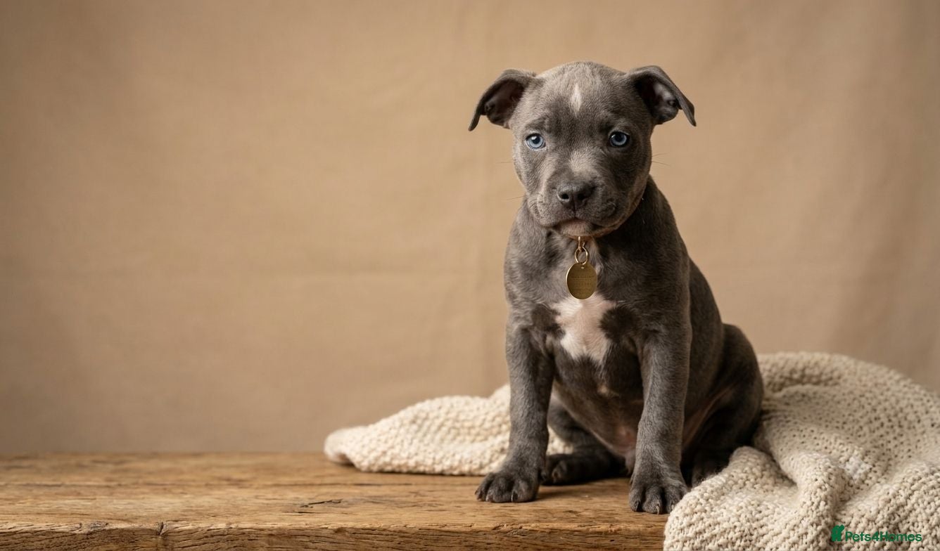 Staffordshire Bull Terrier dogs Not KC Reg Blue Staffordshire Bull Terrier Puppies - Advert 5