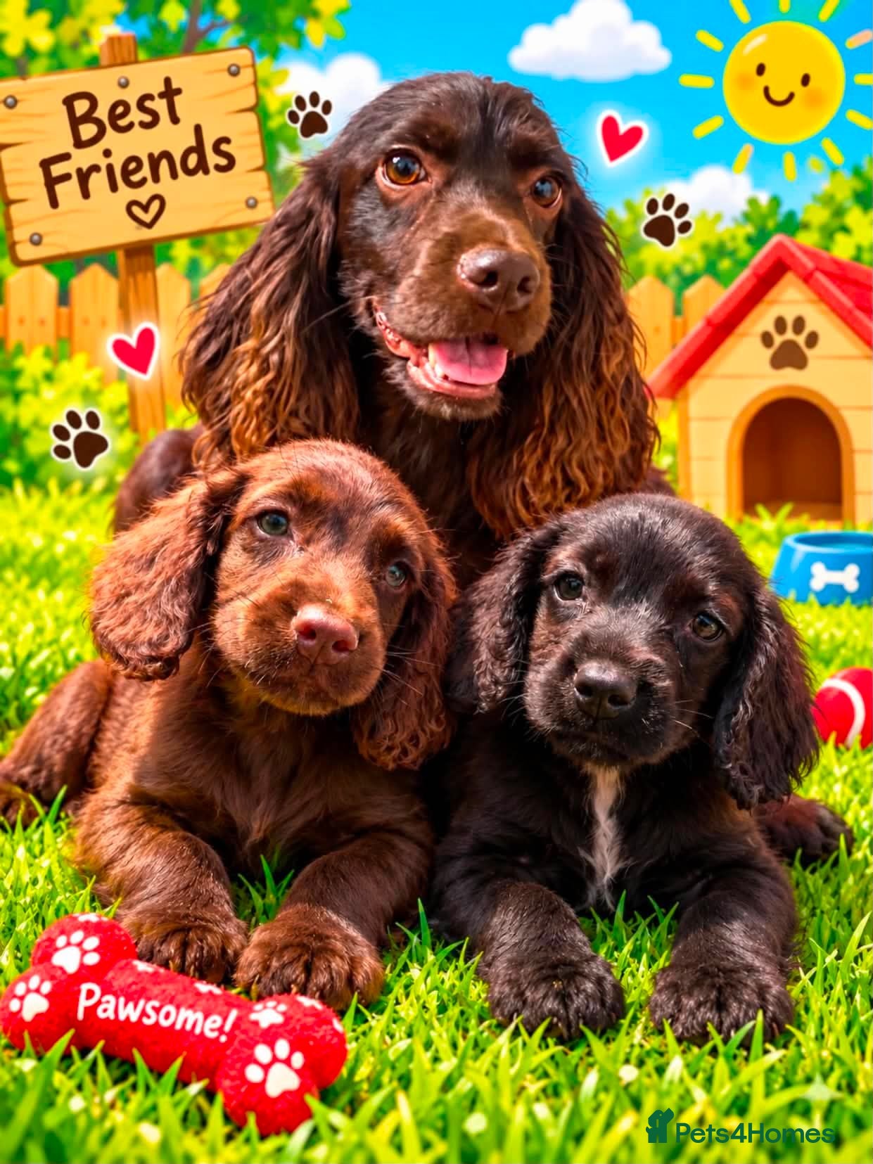 Cocker Spaniel dogs 2 stunning cocker spaniel brother pups available  - Advert 1
