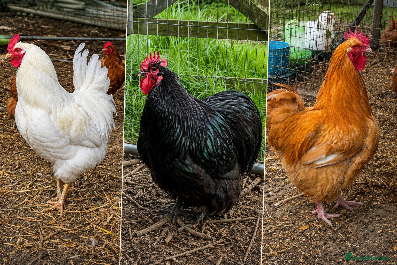 Chickens poultry XL Brahma Cross Roosters – Large Ornamental Boys - Advert 1