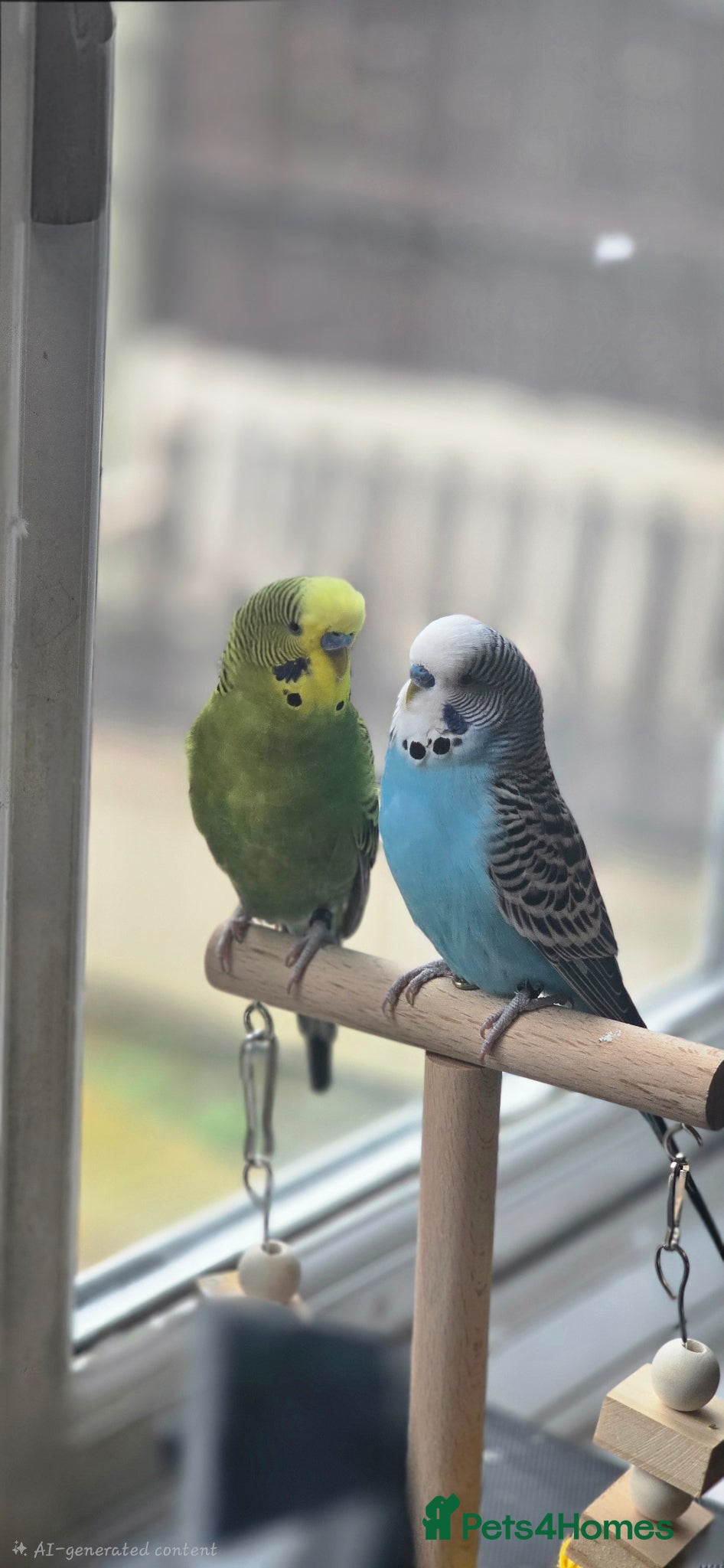 Budgerigars birds 2 male Budgies and Large cage for sale  - Advert 11
