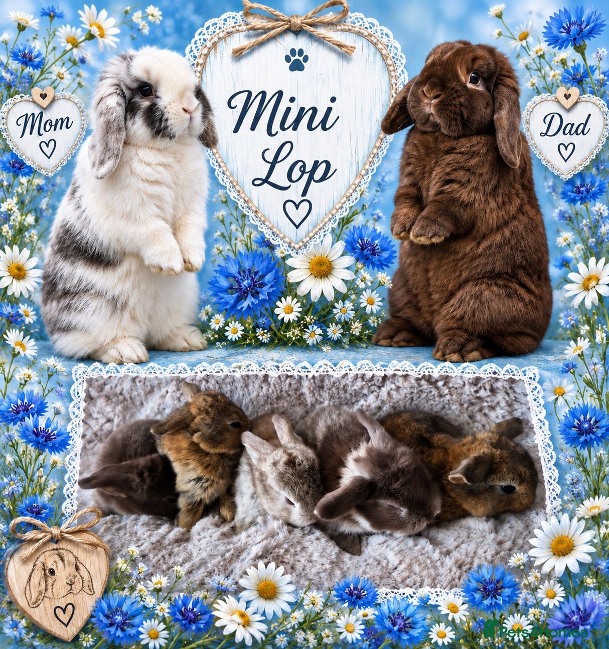 Mini Lop rabbits  Mini Lop  fluffy bunnies - Advert 2
