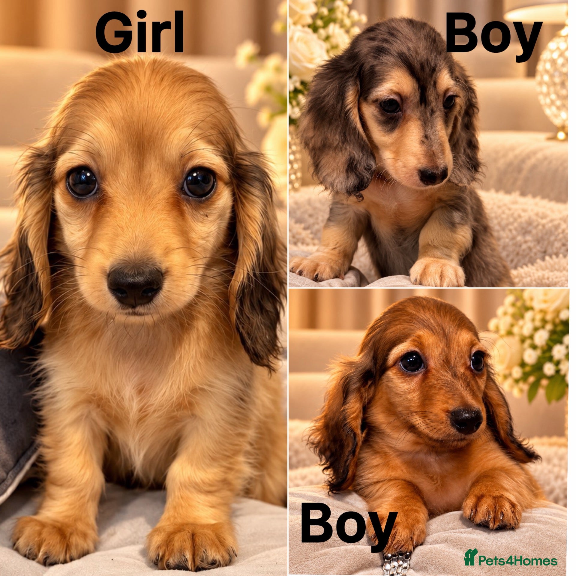 Miniature Dachshund dogs for sale: READY NOW Kc reg boys & girls - Advert 1