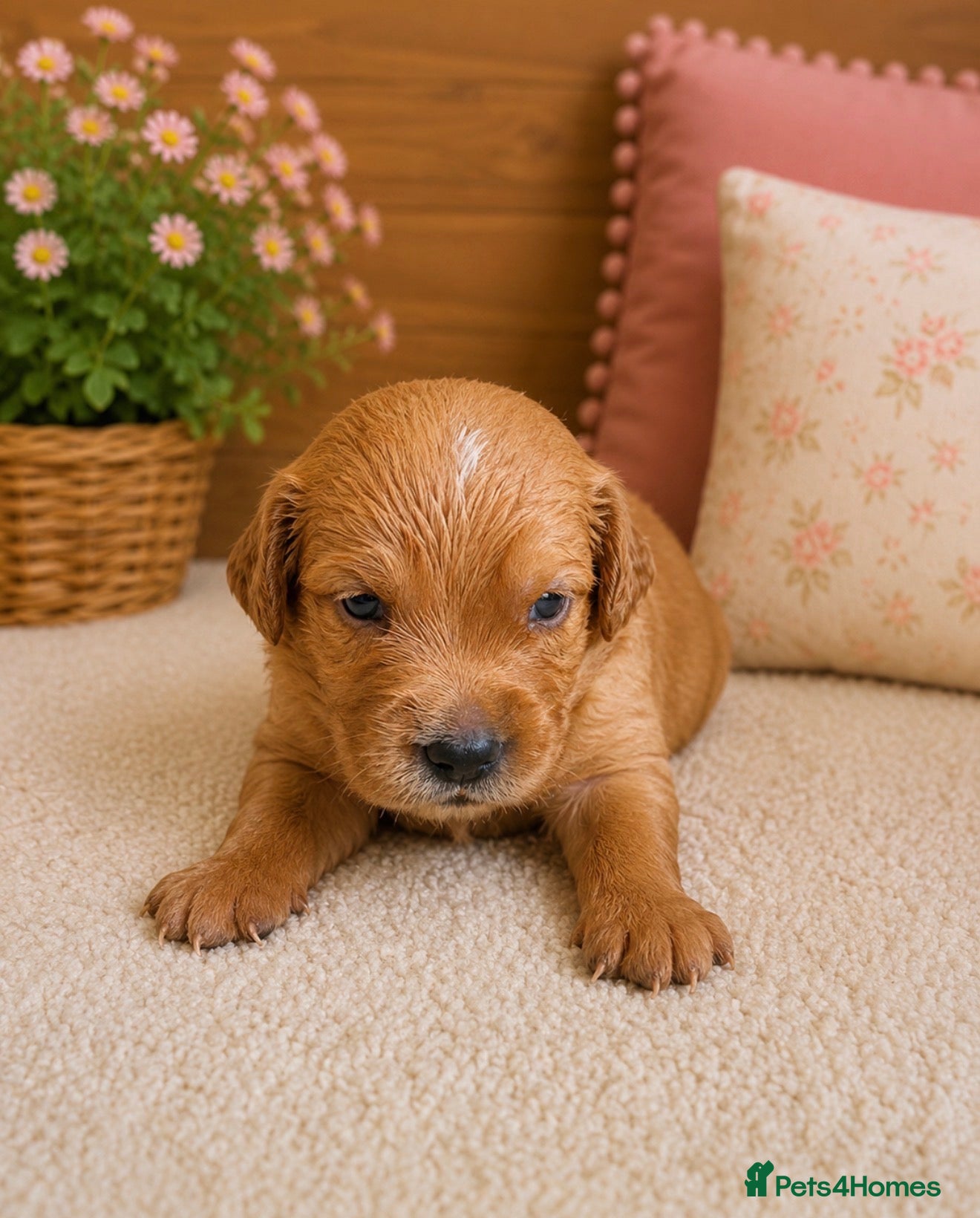 Golden Retriever dogs KC Dark Golden Retrievers 🧬 Health Tested Parents - Advert 2