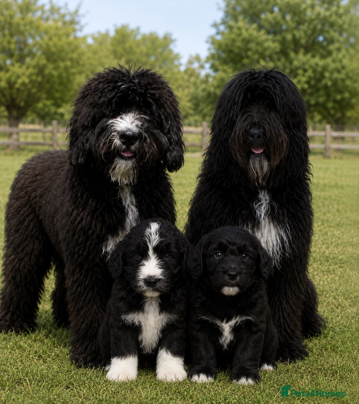 Saint Berdoodle dogs Striking and Rare Saint Bernadoodle Pups - Advert 1
