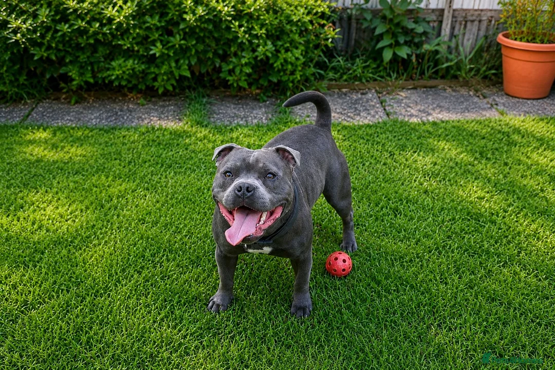 Staffordshire Bull Terrier dogs for stud:  BRUMMYSTAFFS BLUE ROLEX NOW AVAILABLE FOR STUD  - Advert 1