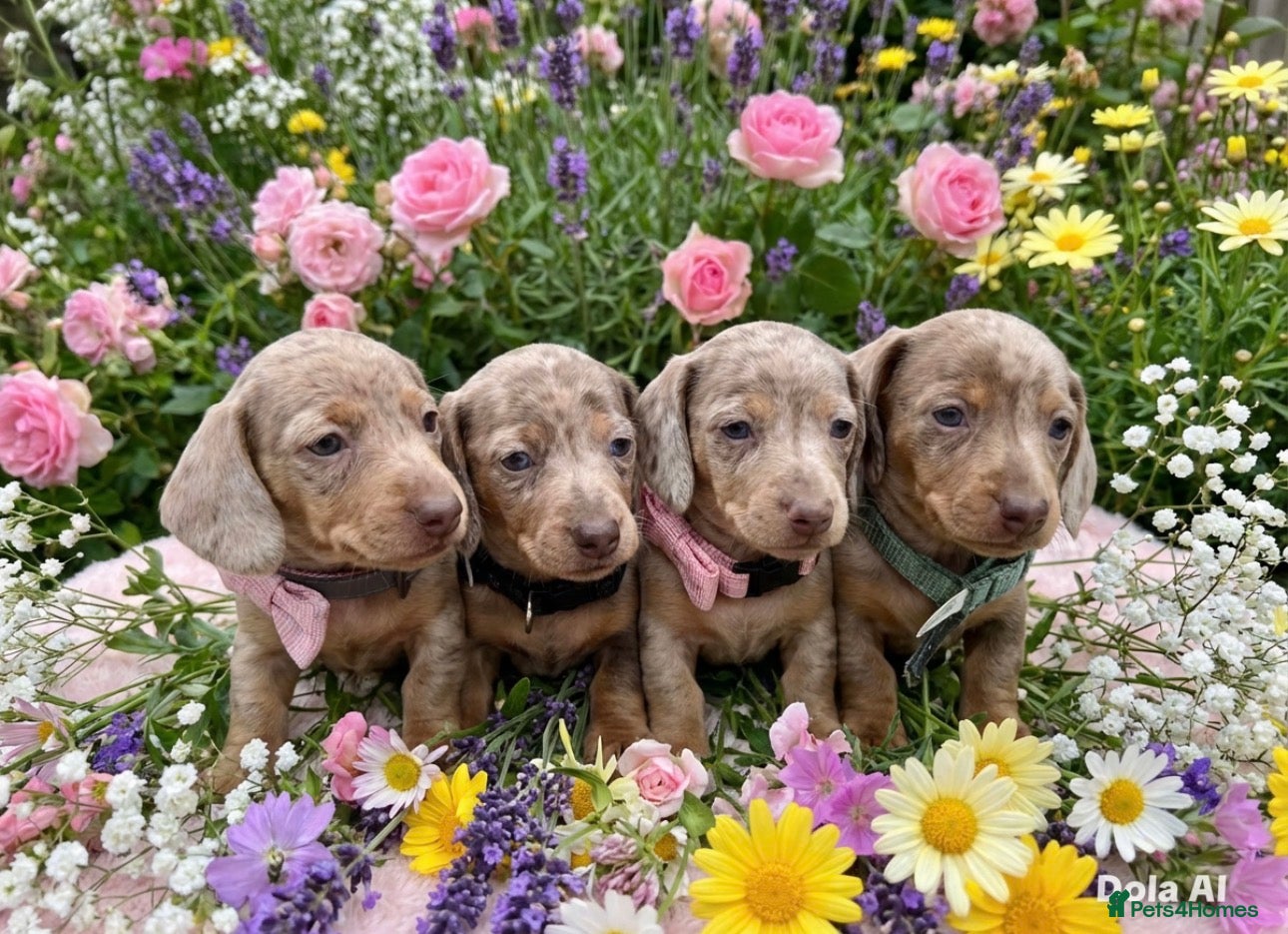 Miniature Dachshund dogs Isabella silver dapple miniature Daschound puppy’s - Advert 16