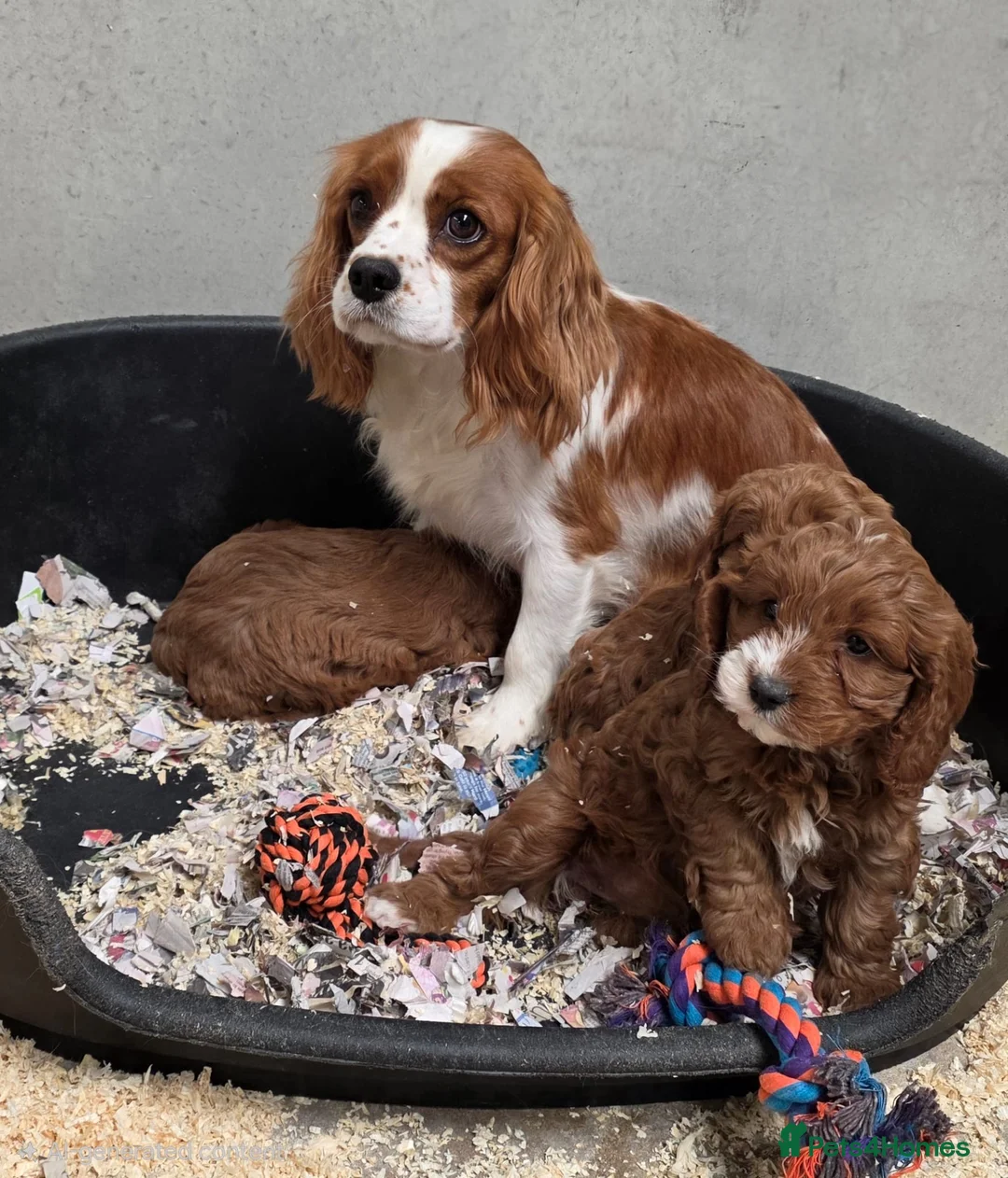 Cavapoo dogs for sale: Red F1 Cavapoo Puppies - Advert 9