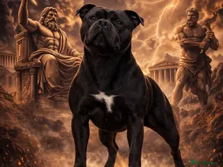 Staffordshire Bull Terrier dogs 🇬🇧 OX BULLZ! HERCULES, BLUE HEALTH TESTED STUD - Advert 4