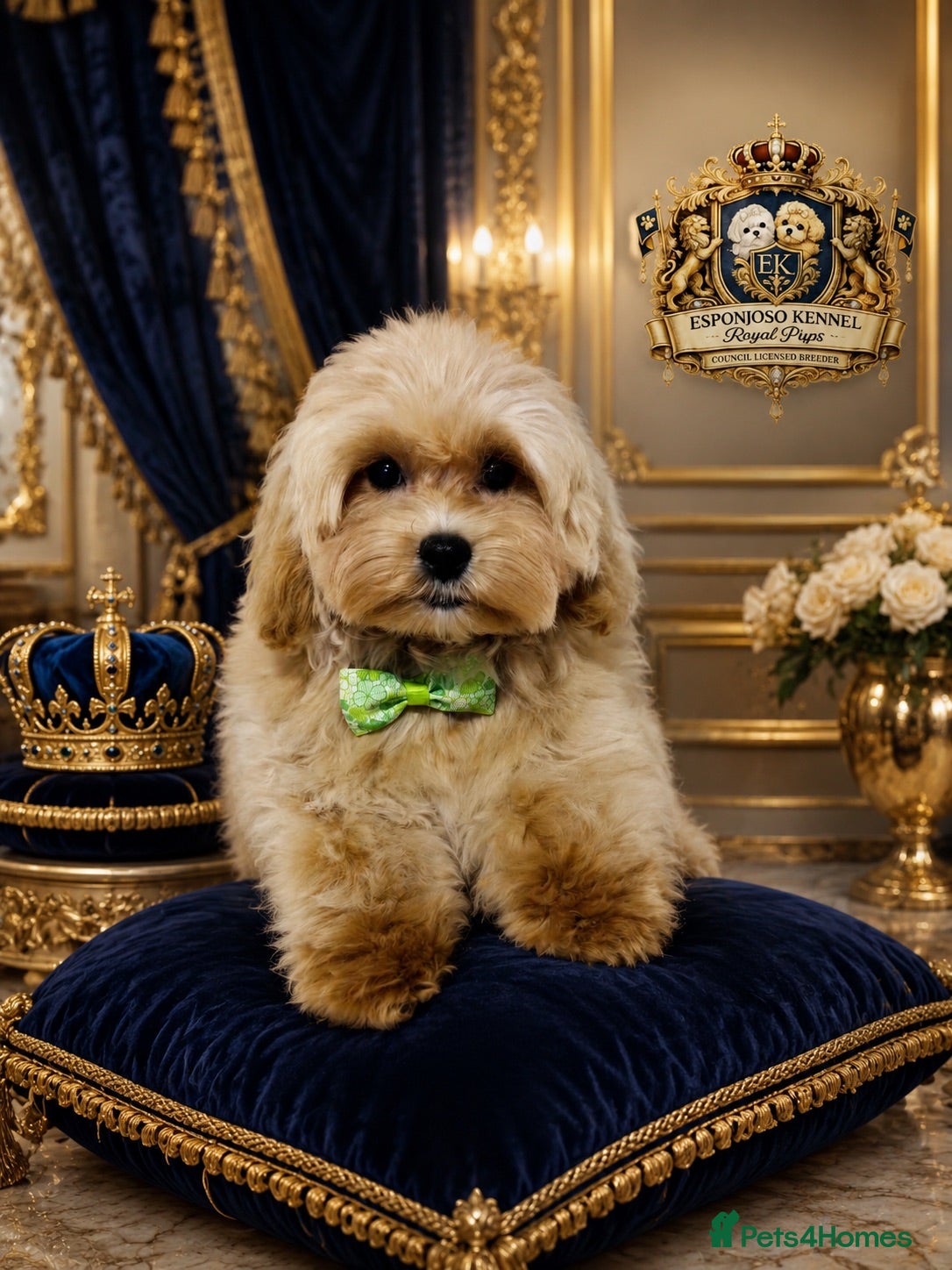 Maltipoo dogs 👑 Last Exquisite Esponjoso Royal maltipoo Boy 👑 - Advert 1