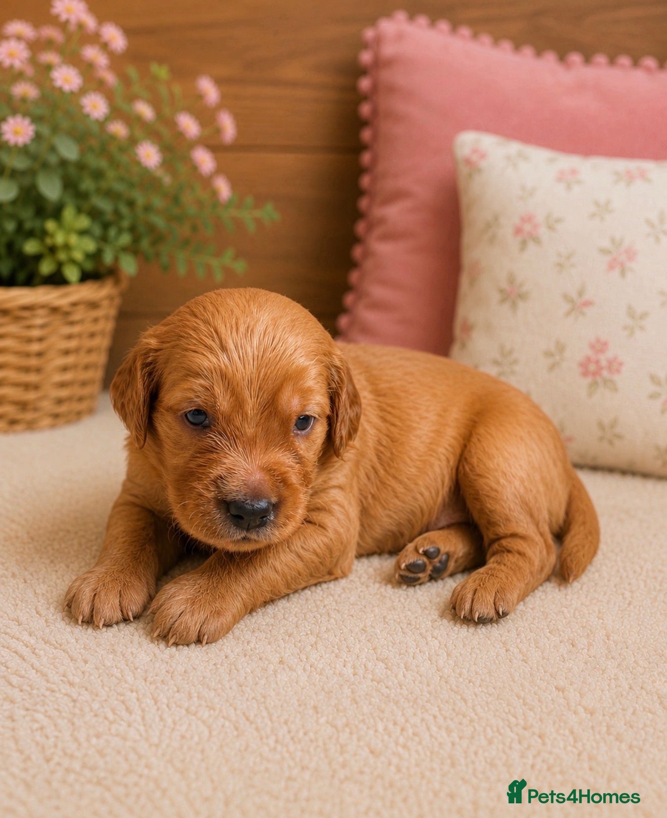 Golden Retriever dogs KC Dark Golden Retrievers 🧬 Health Tested Parents - Advert 1
