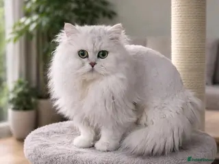 Persian cats Stunning Persian Silvertip Chinchilla for Stud - Advert 1