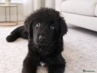 Newfoundland dogs 1 girl left - Advert 1