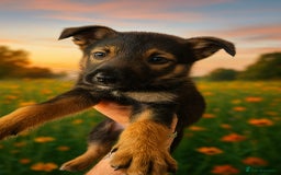 Mixed Breed dogs for sale: Gorgeous German shepherd x puppies  - Image 5