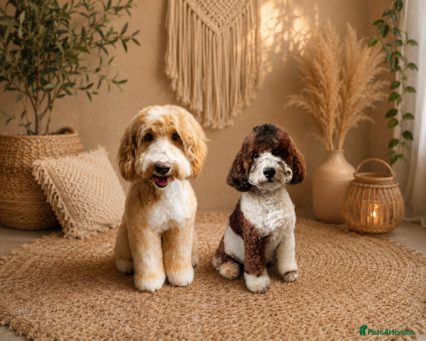 Australian Labradoodle dogs Ready to go 🐶🐶 only one boy and one girl ☺️ - Advert 1