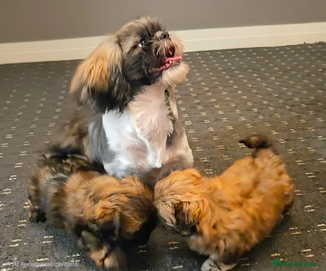 Shih Tzu dogs for sale: Two Beautiful Full Pedigree Shih Tzu Girls - Advert 3