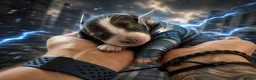 Miniature Dachshund dogs for sale: Blue&Cream Piebald Long Haired Miniature Dachshund - Advert 11