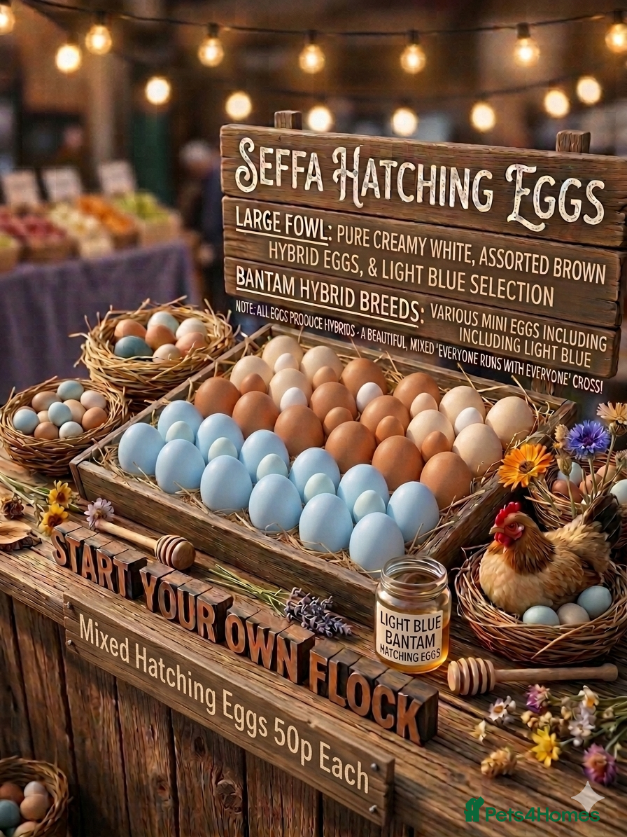 Chickens poultry Hatching Eggs: pure Serama, Bantam & LF Hybrids - Advert 10