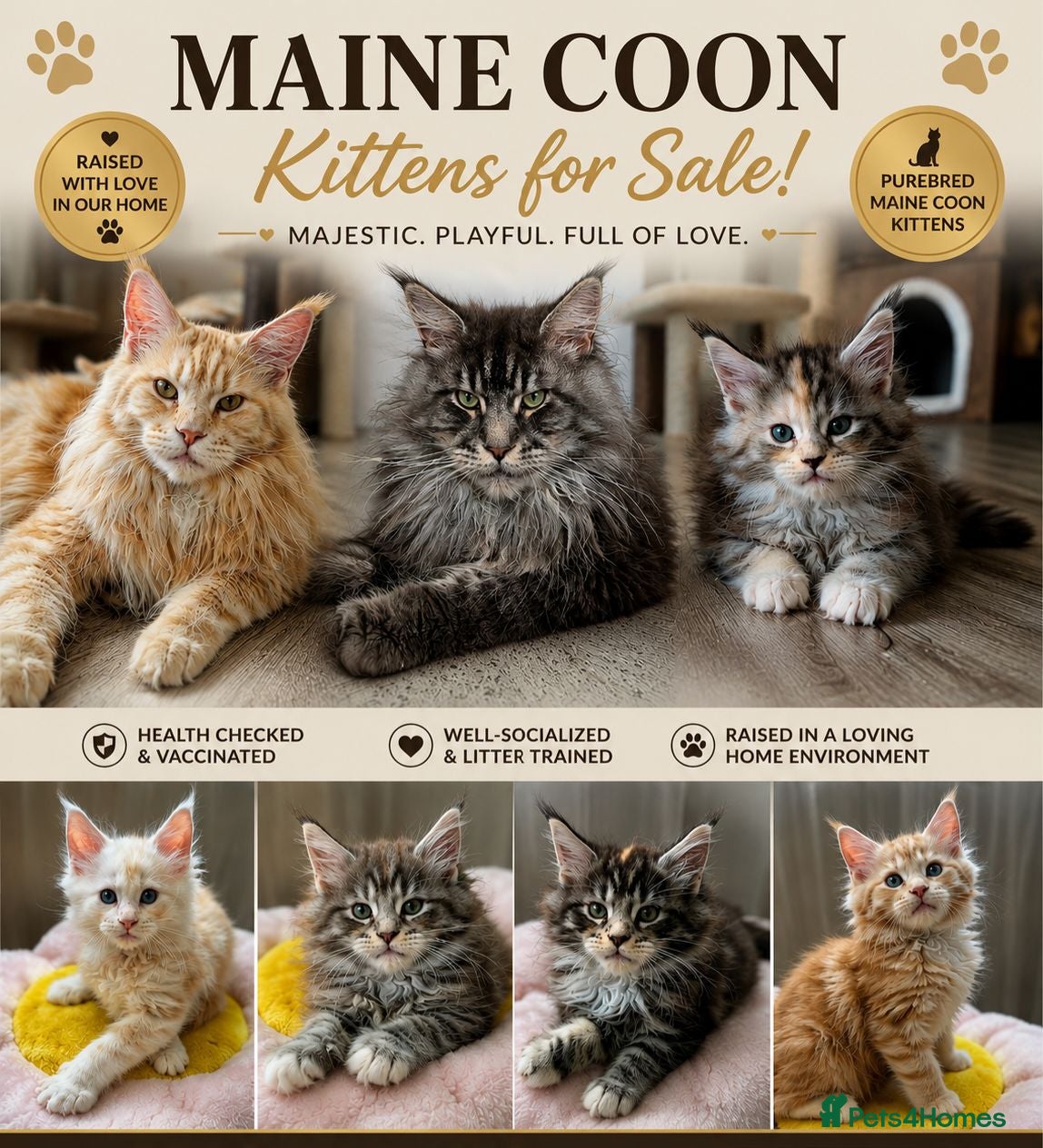 Maine Coon cats MAINE COON Kitten's redy for reservation. - Advert 1